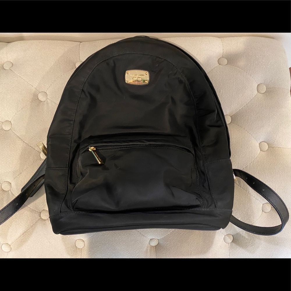 Sold Michael Kors Nylon Black Backpack